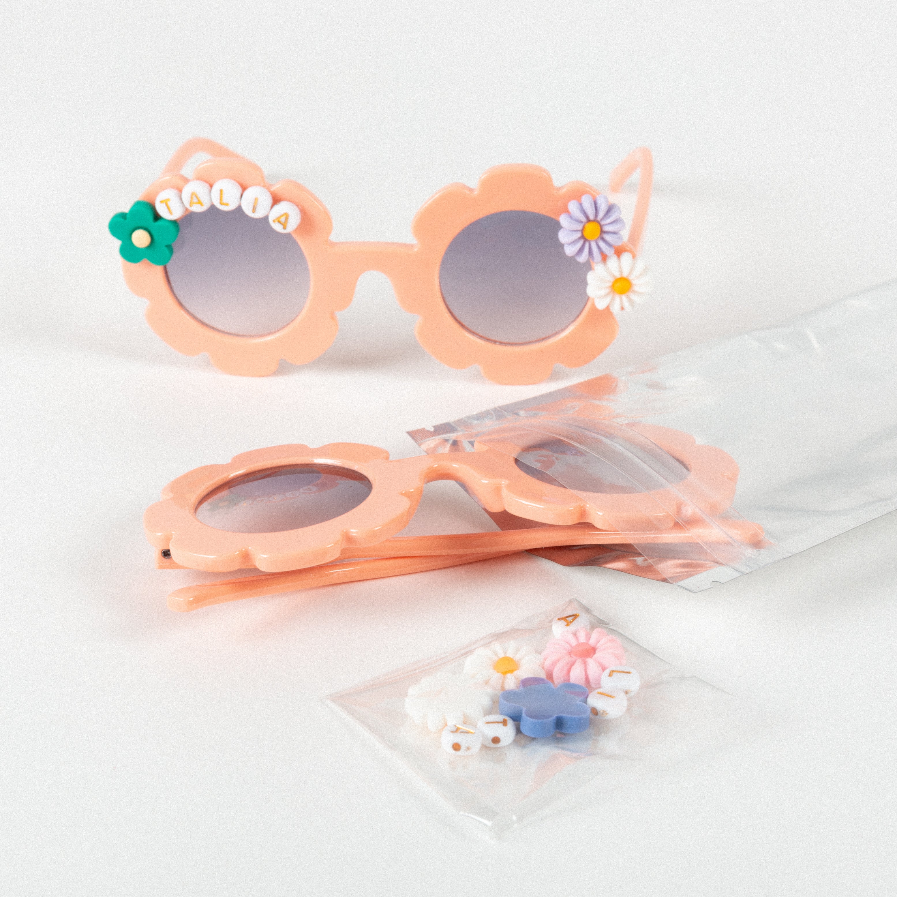 Personalized plastic clearance sunglasses