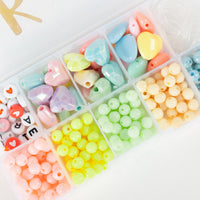 Heart-Themed Letter Beading Kit