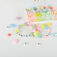 Heart-Themed Letter Beading Kit