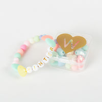 DIY Stretchy Bracelets Kits - Custom Valentine and Galentine Favors