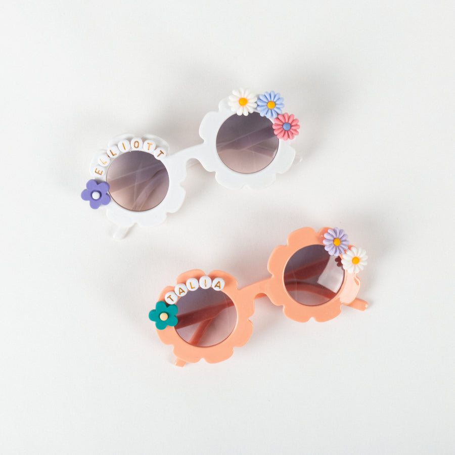 Personalized Kids Flower Sunglasses