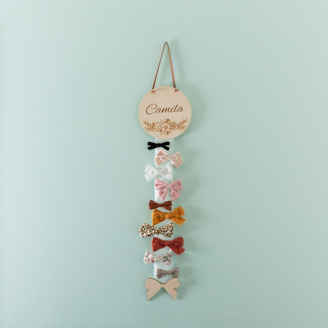Personalized Ribbon Bow Holder