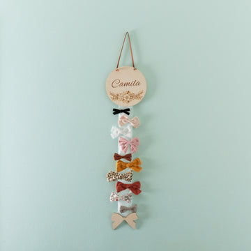 Personalized Ribbon Bow Holder