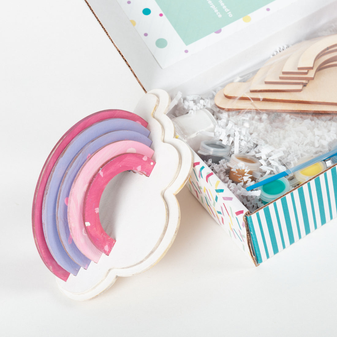 3D Cloud & Rainbow Arch Paint Kit