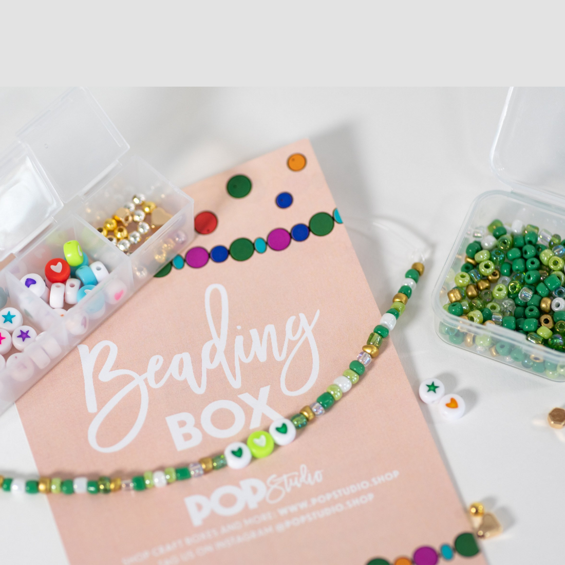 DIY Letter Beading Box