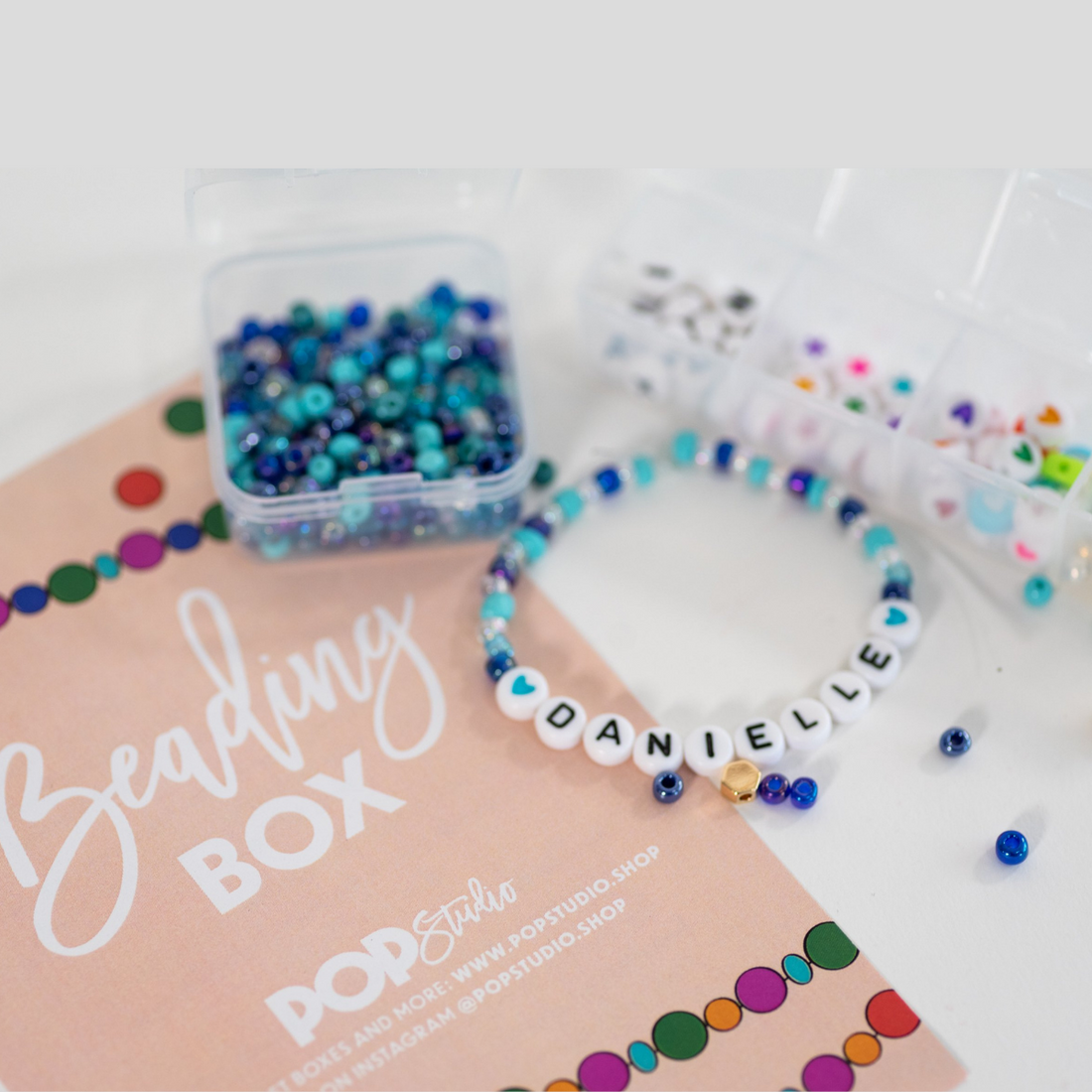 DIY Letter Beading Box