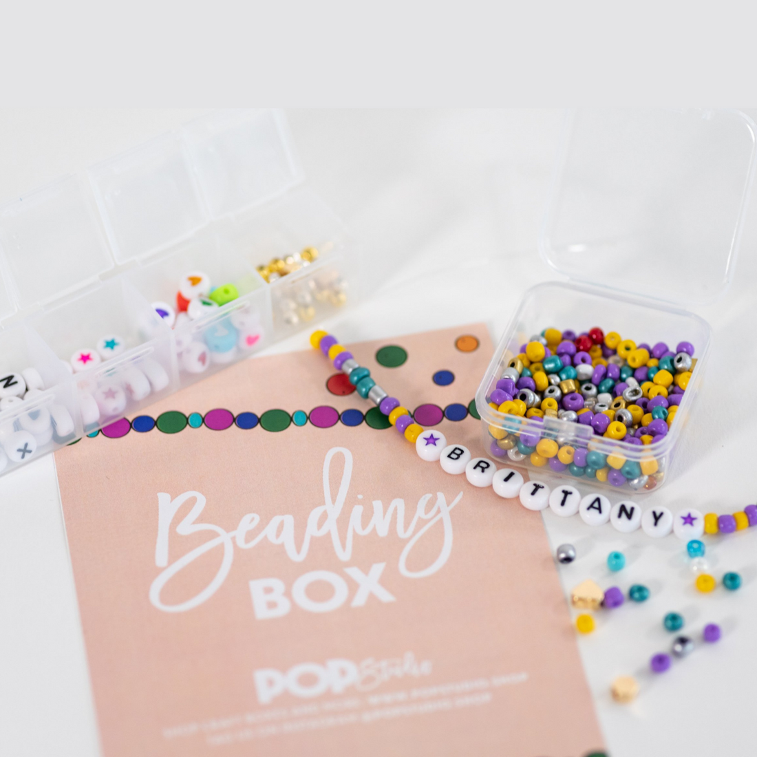 DIY Letter Beading Box